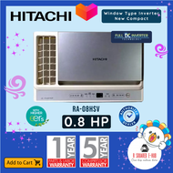 Hitachi New Compact Inverter Window Type Aircon 0.8HP (RA-08HSV)