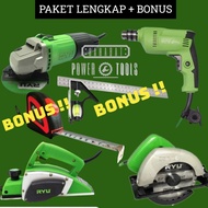 PAKET MURAH RYU + BONUS !! paket tukang kayu alat tukang kayu lengkap paket mesin tukang kayu paket 