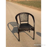 Rattan Chair Outdoor Rattan Chair Balcony Leisure Rattan Chair Back Chair Single Household Rattan Ch