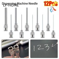LIAOYING 12Pcs Industrial Glue Injection Needle, Stainless Steel 8G-30G Fluids Dispensing|Needle, Bl