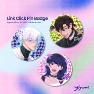 LINK CLICK Pin Badge - Y2K - Cheng Xiaoshi, Lu Guang, Qiao Ling | Uglycumi