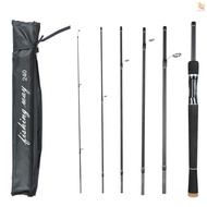 ODXP 6 Piece Fishing Pole Ultralight Spinning/Casting Rod Travel Fishing Rod with Storage Bag