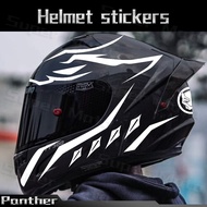 For AGV Arai SHOEI Airoh ZEUS HJC KYT Motorcycle Helmet Decal Visor Fairing Windshield Glass Sticker
