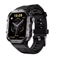 H11 Jam tangan pintar  Mens  Smart Watch 2.01 Inch Screen W/ flashlight Waterproof Strap h11 Outdoor