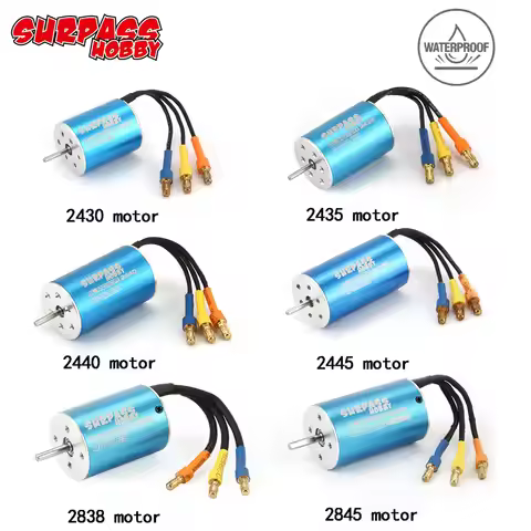 Waterproof 2430 2435 2440 2445 2838 2845 Brushless Motor for Wtloys Remo Hobby XLH Timaya Redcat 1/1