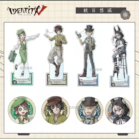 Anime Identity Ⅴ Emma Woods Ithaqua Norton Campbell Florian Brand Cosplay Accessories Badge Acrylic 