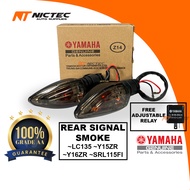 YAMAHA SIGNAL BELAKANG REAR SIGNAL SET 1 PAIR SMOKE LC135 V4-V7 Y15ZR Y16ZR FZ150 SRL115FI LAGENDA 1