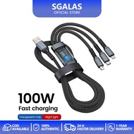 3 in 1 100W Fast Charging Cable