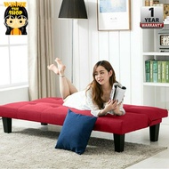 WINNIE OLLY Durable 3 Seater Foldable Sofa Bed / Canvas Sofa / 2 in 1 Sofa with 1 Year Warranty