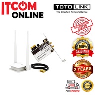 TOTOLINK WIFI 6 DUALBAND AX3000 + BLUETOOTH BT5.0 PCI-E ADAPTER (X3000PE)