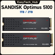 SANDISK Optimus 5100 1TB / 2TB NVMe SSD - M.2 2280 PCIe Gen 4.0  Internal Solid State Drive - Read S