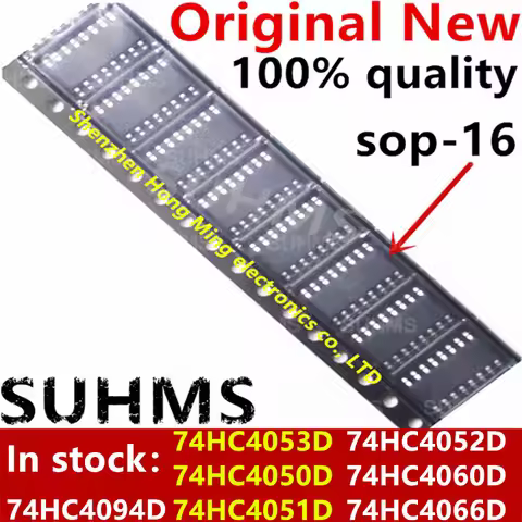 (10piece)100% New 74HC4053D 74HC4050D 74HC4051D 74HC4052D 74HC4060D 74HC4066D 74HC4094D sop-16 Chips