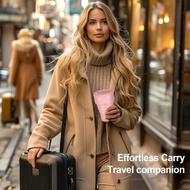 1pc Collapsible Travel Mug - 375ml Reusable Silicone Water Bottle For Hot & Cold Drinks, Dishwasher