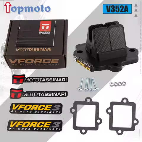Motorcycle V352A Reed Valve Carbon Fiber Kits For Min Horiz. Yamaha 50 YQ Aerox R E2 2003-2012 And Y
