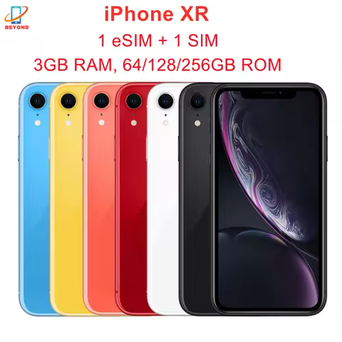 Genuine Apple iPhone XR Original 6.1" Retina IPS LCD RAM 3GB ROM 64GB/128GB/256GB A12 Bionic 4G LTE