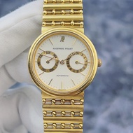 Aibi Old Style Gold Watch 18K Gold Material Date Week Automatic Mechanical Watch 33mm Used Watch Audemars Piguet