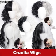YLEEHAUCER Cruella De Vil Kuila Helloween Party Women Girls Cosplay