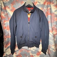 Preowned Baracuta G9 harrington jacket navy rain raincoat vintage 深藍色拉鏈外套  made in england size 36