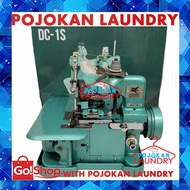 MESIN JAHIT OBRAS 3 BENANG PEGASUS DC - 1S FULL SET (DINAMO+KAKI/MEJA)