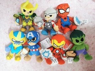 (set 一套7款) Shdl 上海 迪士尼 nuimos marvel 系列 雷神thor 洛基loki 蜘蛛俠spiderman 美國隊長captain america 滅霸 thanos 變形俠