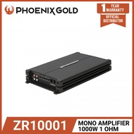 Phoenix Gold ZR 10001 ZR Series Mono Amplifier 1 OHM (1000W)