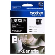 Brother LC567XL LC-567XL Black Original Ink for MFC-J2310 MFC-J2510 LC567XL 567XL 567
