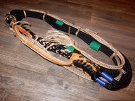 Alligator EPT Bull Rope Black Nylon on Tan Poly Pro 9/7 Right Hand Soft 3/4 x 3/4 Bull Riding 16'