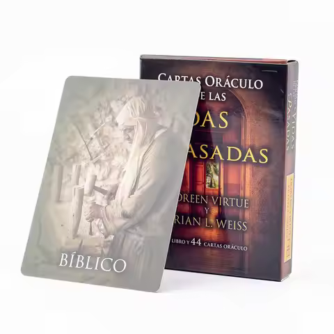 Past Life Oracle Cards A 44 Tarot Spanish Version Divination Edition FortuneTelling Deck Borad Playi