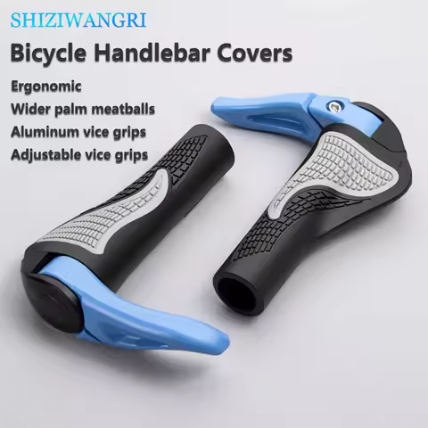 MTB Bicycle Grips Horns Shofar Vice Handlebar Grips Cycling Shockproof proof Bike Grips Rubber Bilat