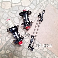 HUB FREE HUB XLR8 4 bearing 32H cricket