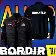 Komatsu embroidered jacket Komatsu bomber jacket full embroidery heapy equipment bomber jacket Komat