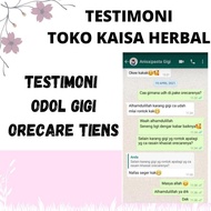 ODOL TIENS ORECARE HERBAL TOOTHPASTE PEMBERANTAS KARANG GIGI ORI