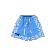 Casual Shorts Undrafted "BANDANA V3" Mesh Men Short (Sky Blue)
 Preppy Style Sports Shorts 2026 New 