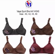 Sport Bra Cup Besar/ Jumbo Bh Tanpa Busa Kawat Ukuran 40-46 Vaya