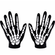 Children's toy skull gloves | Skeleton gloves costume Halloween kids | Skull Gloves children's skele