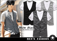 【Men Star】免運費 韓版高質棉西裝背心 毛背心 男 媲美 stage uniqlo edwin lacoste