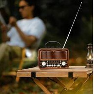 Retro Style Portable Radio, Old Fashion Style Radio, Wireless Speaker, FM/AM/SW Adjustable Antenna, 