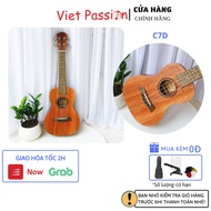 Cheap quality Vietpassion C7D concert ukulele size 23 inches, high quality molded lock