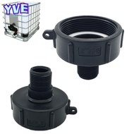 YVE IBC Tank Adapter, IBC Plastic IBC Ton Barrel Connector,  Fine Thread Fitting Accessories Hose Co