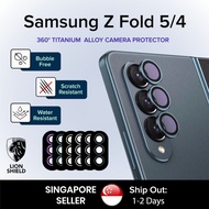 (SG) LionShield Camera Protector Galaxy Lens Cover (Tempered Glass), Compatible with Samsung Z Fold 5/4