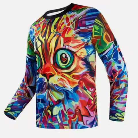 2026 MEN'S CYCLING JERSEY, LONG SLEEVE MTB MOUNTAIN BIKE JERSEY, OUTDOOR SPORTSWEAR, CYCLING JERSEY