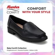 Bata บาจา Comfit รองเท้าคัทชูเพื่อสุขภาพแบบสวม พร้อมเทคโนโลยี Naturfit รองรับน้ำหนักเท้า สำหรับผู้หญิง รุ่น FAUSTA สีดำ 6016081