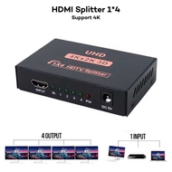 HDMI Splitter Adapter 1x4 Port 4K Resolution AIXXCO - PC-48