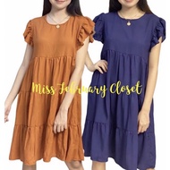 Micaela Ruffle Dress 300php Freesize fits up to semilarge Bust-38” Waist- 36