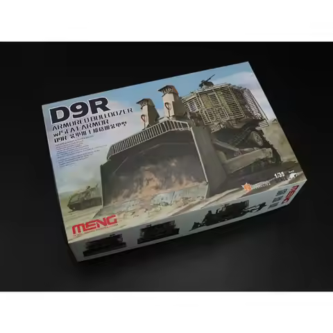 MENG Assemble Model Kits 1/35 SS-010 D9R Armored Bulldozer with Slat Armor