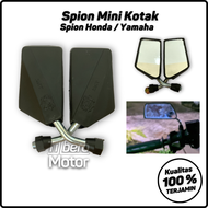 Spion Motor / Kaca Motor Honda Yamaha Mini Kecil Kotak