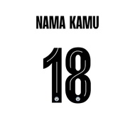 Small Logo For Jersey Nameset Name Number Back Patch 018