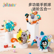 Jollybaby Baby Grab Ball Chewable Teether Molar Touch Ball 0-1 Years Old Baby Soothing Newborn Toy