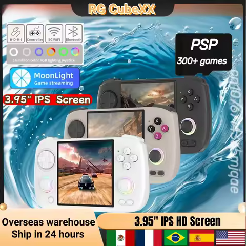 NEW ANBERNIC RG CUBE XX Retro Handheld Game Console Video Player Gaming Linux HD IPS RGB WIFI Blueto
