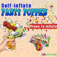 IsALifestyle Automatic Confetti Popper Self Inflation Cannons Gun Firework Wedding Birthday Party Gr